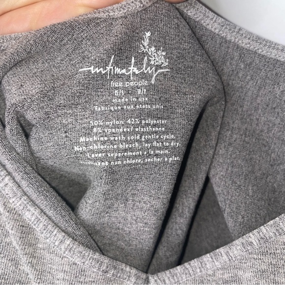 NEW Intimately Free People Low Back Adjustable Strap Cami Bodysuit - Picture 6 of 6